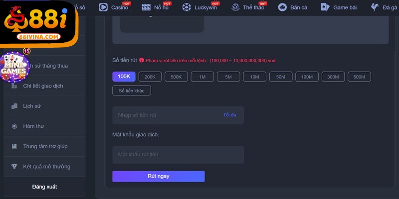 Để rút tiền hoàn tất, bạn cần làm đúng quy trình chuẩn chỉnh