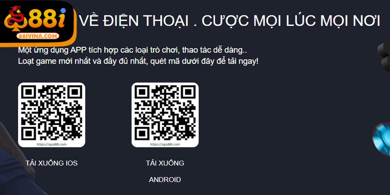 Để tải app 88I nhanh trên Android anh em thực hiện đơn giản