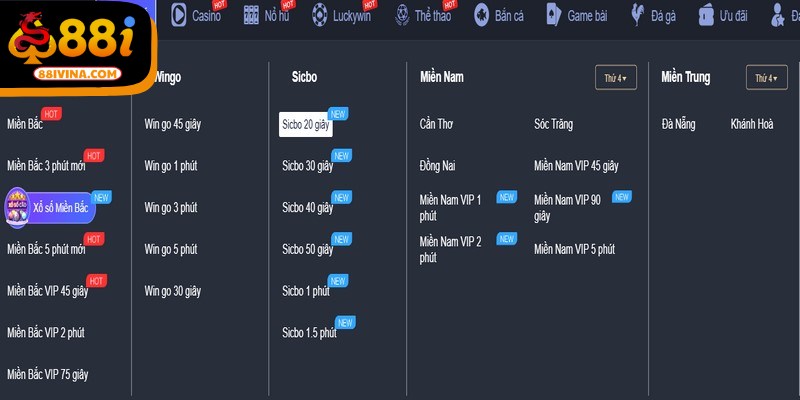 Xổ số 88I được biết là địa điểm giải trí trực tuyến uy tín
